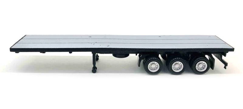 Promotex 005317 1/87 Scale 40' 3-Axle Flatbed Trailer All or