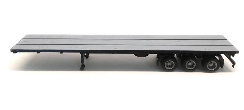 Promotex 005318 1/87 Scale 48' 3-Axle Flatbed Trailer All or