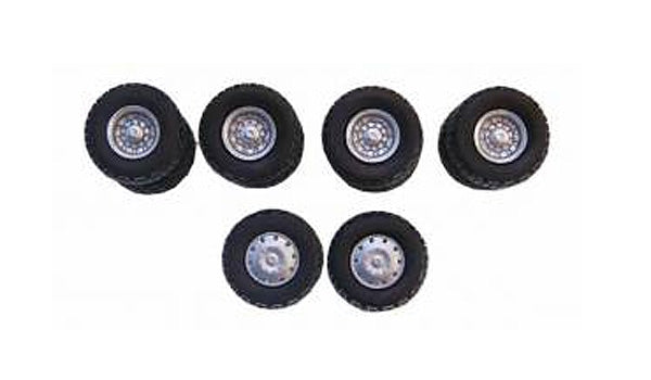 Promotex 005382 1/87 Scale All-Terrain Wheel Sets 2 Front and 4 Rear