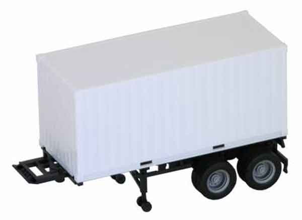 Promotex 005442 1/87 Scale Container with Chassis - 20ft All or