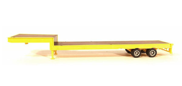 Promotex 005483 1/87 Scale 2-Axle Step Deck Equipment Trailer