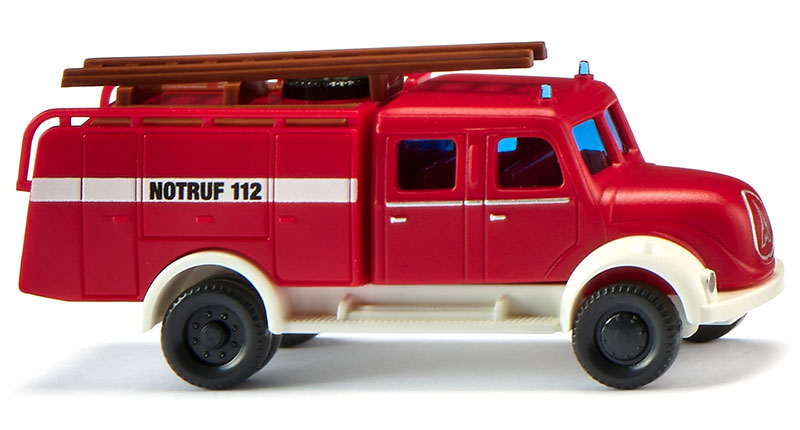 Wiking 096138 1/160 Scale Fire Service - Magirus TLF 16 Fire Truck