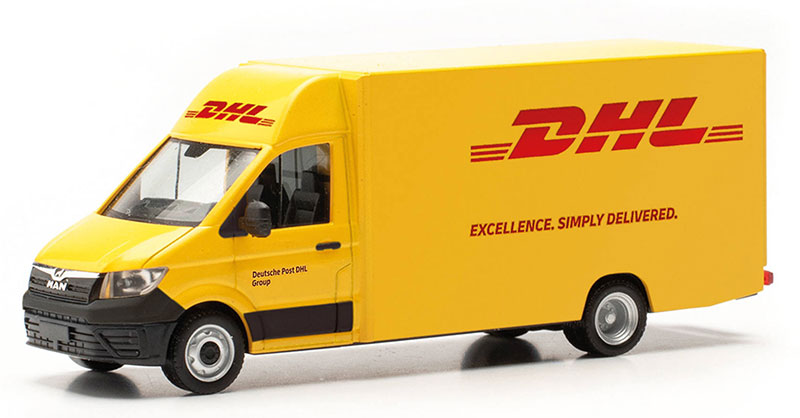 Herpa 097567 1/87 Scale DHL - MAN TGE Delivery Truck high quality