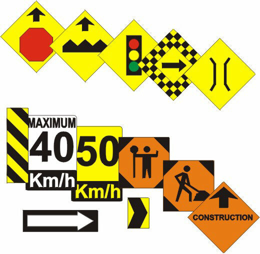 Osborn Models 1012 Ho Assorted Road Signs