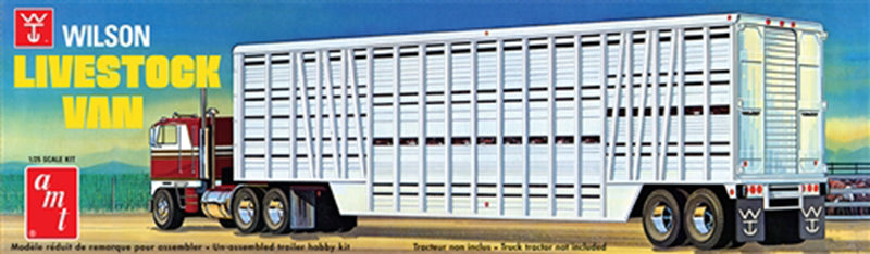 Amt 1106 1/25 Scale Wilson Livestock Van Trailer