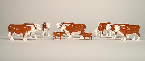 Ertl 12660-25 1/64 Scale Cattle - Herefords - Bag of 25 20