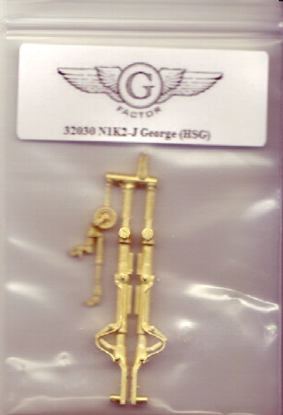 G Factor Models 32030 1/32 N1K2J George Brass Landing Gear for HSG (D)