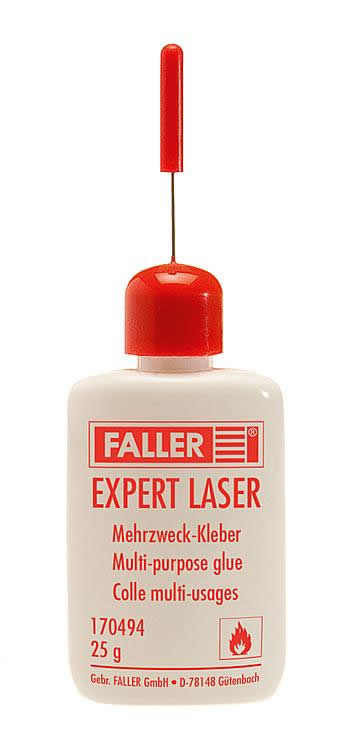 Faller 170494 All Scale Expert Laser Glue -- Multi-Purpose - 7/8oz 25g