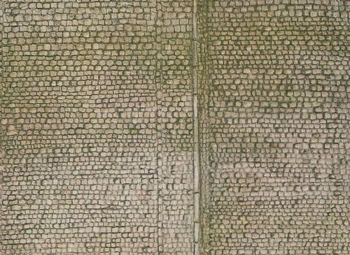 Faller 170601 HO Scale Embossed Panel Building Material Sheet -- Cobblestone