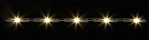 Faller 180654 All Scale LED Bar Spotlights -- White pkg(2)