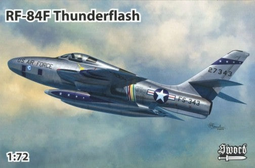 Sword Models 72116 1/72 RF84F Thunderflash Aircraft w/USAF, Italian, Royal Netherlands & Belgium Markings