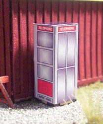 Osborn Models 1088 Ho Vintage Phone Booth 4/Pk