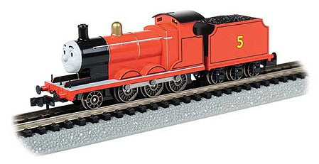 Bachmann 58793 N Scale Thomas and Friends(TM) - Standard DC -- James the Red Engine #5