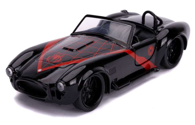 Jada Toys 31743  Scale 1965 Shelby Cobra - Miles Morales' Spider-Man Theme