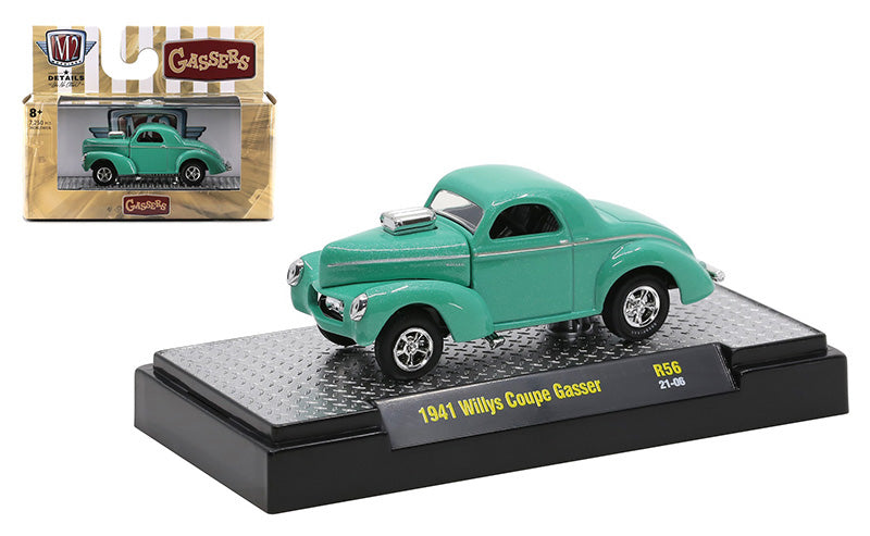 M2Machines 32600-56-A 1/64 Scale 1941 Willys Coupe Gasser Gassers Release 56