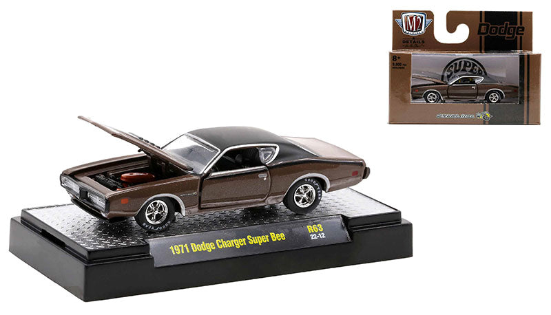 M2Machines 32600-63-B 1/64 Scale 1971 Dodge Charger Super Bee