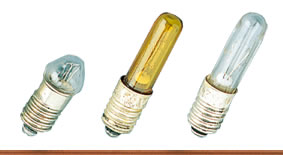 Brawa 3276 All Scale Festoon Bulb -- Candle, Amber - Fits Socket Size E5.5, 19V, 65mA