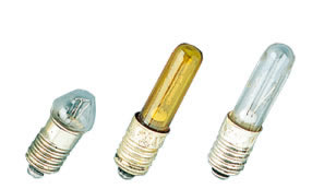 Brawa 3277 All Scale Festoon Bulb -- Candle, Clear - Fits Socket Size E5.5, 19V, 65mA