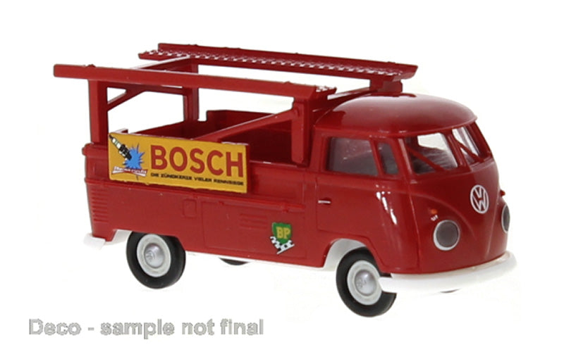 Brekina 32866 1/87 Scale Bosch - 1960 Volkswagen T1b Racing Transporter high