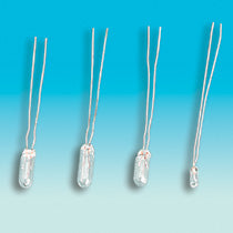 Brawa 3290 All Scale Grain-O-Wheat Bulb -- Spare Bulb for Z Lights - 2 Exposed Electrodes, Clear, 10V, 30mA