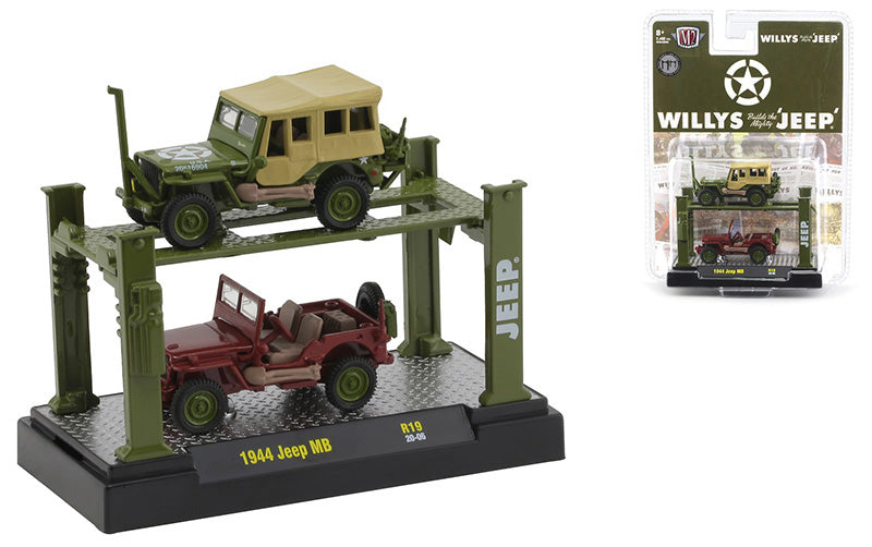 M2Machines 33000-19-B 1/64 Scale 1944 Willys MB Jeep