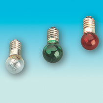 Brawa 3316 All Scale Thread Spherical Bulbs -- 3.5V, 200mA, Clear, 8mm