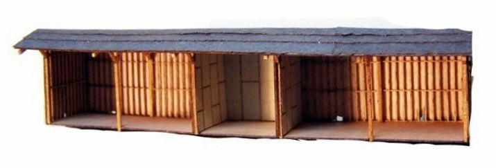 RS Laser Kits 3009 N F&S 5 Bay Open Shed