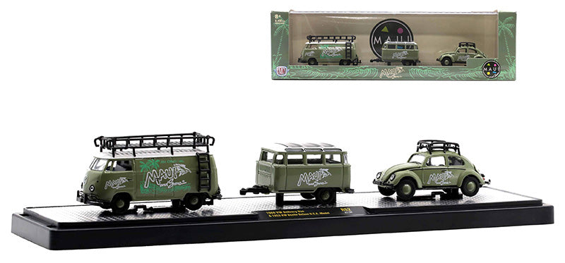 M2Machines 36000-52-A 1/64 Scale Maui and Sons - 1960 Volkswagen Delivery Van