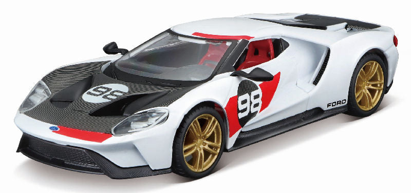 Bburago 41165 1/32 Scale 2019 Ford GT Heritage Series Features: o Diecast