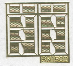 A Line Products 29255 HO Scale Brass Diesel Steps For Athearn Shells -- SW1500