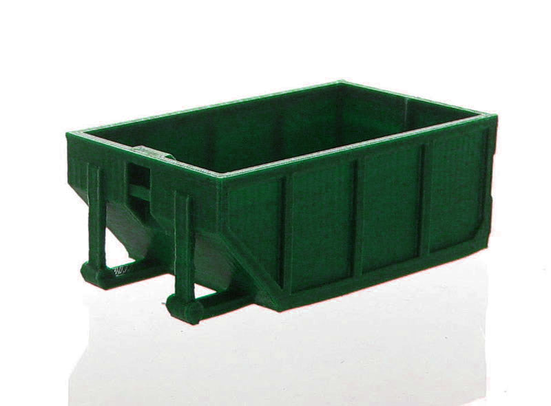 3D To Scale 50-235-GR 1/50 Scale Rolloff Dumpster 10 yards