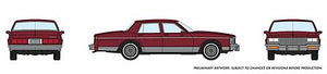 Rapido Trains 800001 HO Scale 1980-1985 Chevrolet Caprice Sedan - Assembled -- Dark Red