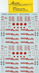 A Line Products 25811 HO Scale Container Decals -- Southern Pacific 48'
