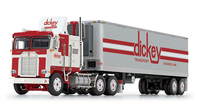 Dcp 60-1596 1/64 Scale Dickey Transport - Kenworth K100 Flat Top