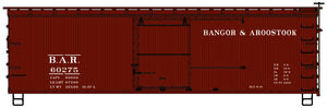 Accurail 1713 Ho 36'Ds Wood Boxcar Bar