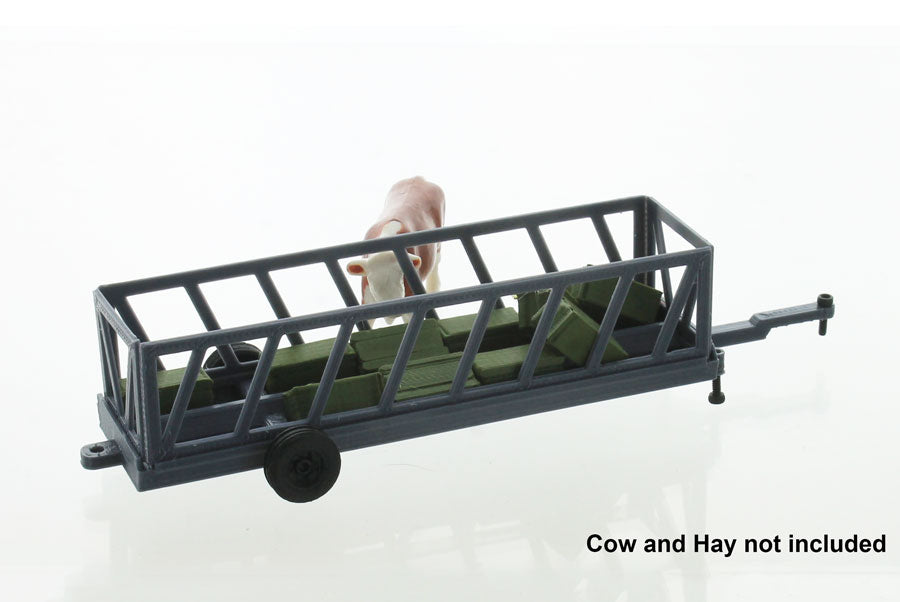 3D To Scale 64-308-GY 1/64 Scale Portable Cattle Feeder 20 ft.