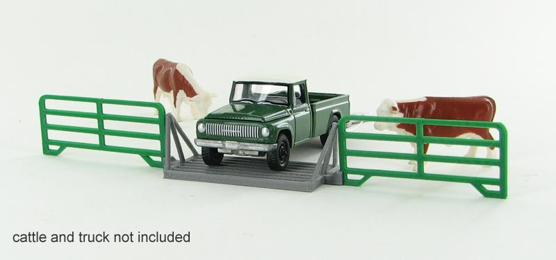 3D To Scale 64-312-GR 1/64 Scale Cattle Guard crossing