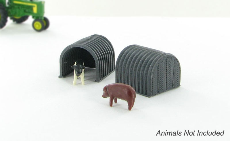 3D To Scale 64-330-GY 1/64 Scale Hog / Calf Shelter