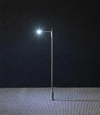 Faller 180102 HO Scale LED Streetlight on Mast -- Adjustable height up to 3-11/16" 9.3cm tall pkg(3)