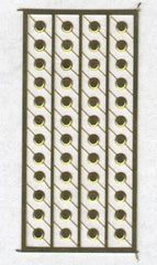 A Line Products 50134 HO Scale Tie-Down Cover Buttons pkg(48)