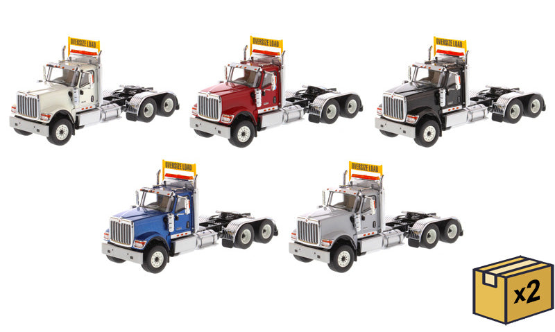 Diecast Masters 71006-CASE 1/50 Scale International HX520 Day Cab Tandem Tractor 10-Piece Assortment