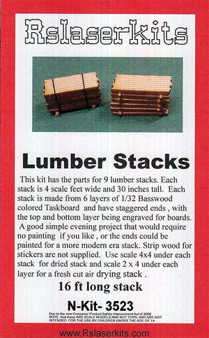 RS Laser Kits 3523 N Lumber Stacks