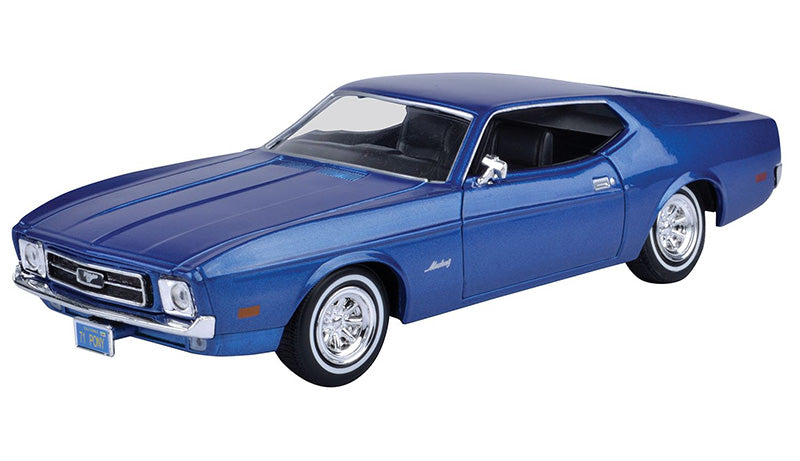 Motormax 73327AC-MBL 1/24 Scale 1971 Ford Mustang Sportsroof