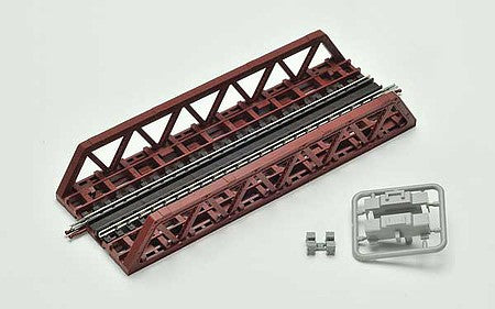 Tomytec 3250 N Scale Pony Truss Steel Bridge - Kit -- 5-1/2" 14cm (red)