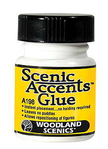 Woodland Scenics 198 All Scale Scenic Accents Glue(TM) -- 1.25oz 37mL