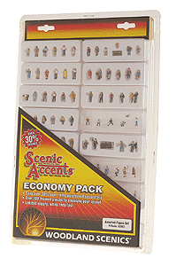 Woodland Scenics 2063 N Scale Assorted Figure Set - Scenic Accents(R)