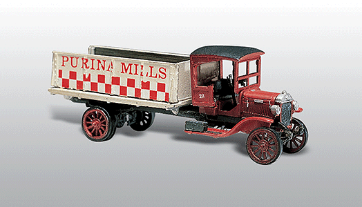 Woodland Scenics 218 HO Scale 1914 Diamond T Grain Truck - Metal Kit -- Undecorated