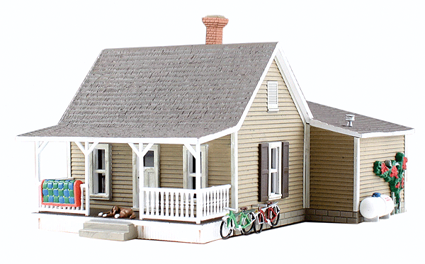 Woodland Scenics 5027 HO Scale Granny's House - Built-&-Ready Landmark Structures(R) -- Assembled - 3-3/4 x 5-7/16" 9.5 x 13.8cm