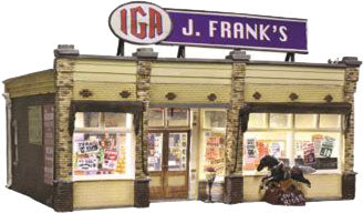 Woodland Scenics 5851 O Scale J. Frank's Grocery - Built & Ready Landmark Structures(R) -- Assembled