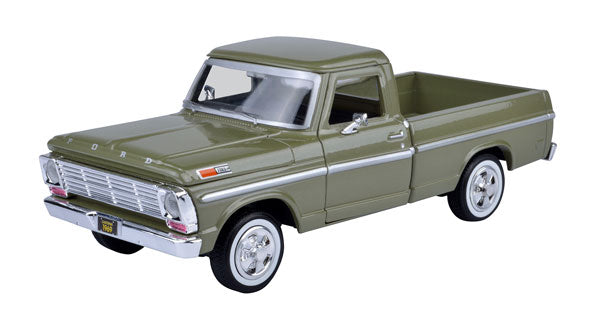Motormax 79315AC-GR 1/24 Scale 1969 Ford F-100 Pickup